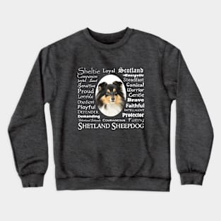 Tri Color Sheltie Crewneck Sweatshirt